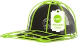 Cap Washer Hat Cleaner for Baseball Caps with Flat and Curved Bills – The Original Patented Hat Washer- NEON Green – Made in USA