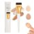 docolor Flat Foundation Brush for Liquid Makeup – 2Pcs Mini Powder Puff Set Premium Korean Makeup Brush for Blending, Cream Portable Finger Puffs Perfect for Under Eye Setting, Concealer