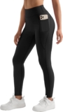 MOOSLOVER Women Workout Leggings with Pockets Compression Runnings Yoga Pants High Waisted Tummy Control Athletic Leggings