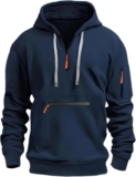 Warm Hoodies for Men Fleece Long Sleeve Sweatshirt Running Sport Hoodies Tops Basic Loose Hoodies with Pockets