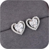 Tiny Full Diamond Stud Earrings with cubic zirconia Hypoallergenic Stud Earrings for Women Dainty Jewelry Stocking Stuffers