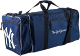 Concept One Officially Licensed MLB New York Yankees Steal Duffel Bag, 28″ x 11″ x 12″, Multi Color