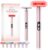 Red-Light-Therapy-Wand, 7 Colors LED Facial Light Therapy Wand for Face and Neck Rejuvenation, Face Massager Eye Beauty Tool at Home