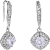 925 Sterling Silver Pearl Drop Earrings for Women Trendy Gold Hypoallergenic Dangle Earrings Wedding Earrings Jewelry for Brides