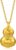 CHOW SANG SANG 999 24K Solid Gold Cultural Blessing Auspicious WULU with diamond Necklace for Women 47cm 95447N