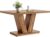 LITTLE TREE 47 Inches Dining Table for 4, Modern Dining Room Tables, Brown Rectangle Kitchen Table with V-Shaped Pedestal, Wooden Dinner Table for Dining Room, Living Room