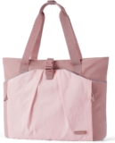 BAGSMART Tote Bag with Zippers, Travel tote bags for women with Compartments, Lightweight Yoga Sport GymTote with Pockets