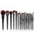 Jessup Makeup Brushes Set Premium Synthetic Powder Foundation Highlight Concealer Eyeshadow Blending Eyebrow Liner Spoolie Brush Set Black 21pcs T271