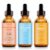 Facial Skin Care Set– Retinol Serum, Vitamin C & Hyaluronic Acid for Face – Anti Aging Face Serum Set for Women – Firm, Wrinkle Smoothing, Dark Spot Corrector, Brighten Dullness