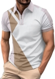 Polo Shirts for Men Short Sleeve Causal Summer Henley Shirt Big and Tall Golf Tshirt Pullover Gym Workout Tee Tops