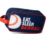 ChalkTalkSPORTS Baseball Accessory Bag | Travel Bag Dopp Kit | Eat Sleep Baseball