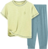 Children’s Solid Color Short Sleeved T Shirt + Trousers Summer Daily Casual Clothes Long Sleeve Shirt