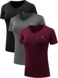 NELEUS Women’s 3 Pack Compression Workout Athletic Shirt