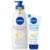 NIVEA Skin Firming Body Lotion Variety Pack with 16.9 Fl Oz Hydrating Body Lotion and 6.7 Oz Skin Firming Gel Cream