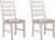 Signature Design by Ashley Skempton Modern Farmhouse Dining Room Chair, 2 Count, Whitewash