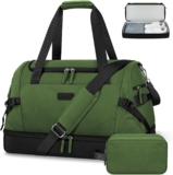 ETRONIK Sport Bag for Men Women, Weekender Bags with Wet Pocket and Shoes Compartment, Lightweight Personal Item Overnight Bag with Adjustable Strap, Travel Duffle Bag, Gym Bag for Fitness Yoga