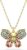 Swarovski Idyllia Pendant, Mixed cuts, Pavé, Butterfly, Multicolored, Mixed Metal Finish
