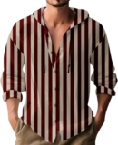 Men Hoodies Pullover Crewneck Sweatshirt Casual Long Sleeve Geometric Texture Sweatshirts Fashion Pullover Shirts