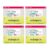 Swisspers Premium 100% Cotton Dry Facial Wipes – Hypoallergenic, Biodegradable Beauty Cloths with Dot Embossing – Vegan Makeup Remover Towelettes for Women & Men, 40 Count (Pack of 4)
