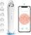 Blackhead Remover Pore Vacuum, 【[FDA Certification] 】 WiFi Visible Facial Pore Cleanser with HD Camera Pimple Acne Comedone Extractor Kit with 6 Suction Heads Electric Blackhead Suction Tool