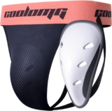 COOLOMG Jock Strap with Athletic Cup Protective Sports Supporters Groin Protector for Adult Mens Baseball Football Hockey MMA