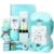 Birthday Gifts for Women, Gift Baskets for Women, Relaxing Spa Gifts Care Package with Luxury Flannel Blanket, Light-Up Rose Flower, Unique Mothers Day Gifts for Mom, Wife, Grandma, Sister, Friends