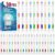 Navona 50 PCS Premium Individually Wrapped Bulk Toothbrush Pack, Disposable Toothbrushes, Kids Toothbrush, Medium Soft Bristle Toothbrushes, Ergonomics Handle, Perfect for Travel Hotel Donation