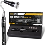 Gifts for Men Dad Husband Him, Christmas Stocking Stuffers, Magnetic Flashlight, Flexible LED Telescoping Magnet Pickup Tool, Unique Birthday Gifts Ideas for Women Grandpa, Cool Gadgets Stuff