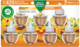 Air Wick Plug in Scented Oil Refill, 7 ct, Hawaii, Air Freshener, Essential Oils