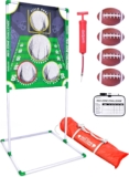 GoSports Football & Baseball Toss Games Available in Football Red Zone Challenge or Baseball Pro Pitch Challenge – Choose Between Backyard Toss or Door Hang Targets