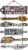 Bless the Food Before Us Farmhouse Kitchen Wall Decor – Dining Room Decorations Collage Wall Art in Neutral Grey Color – Wooden Rustic 6pcs Roped Sign 25×14 Inches Vertical