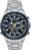 Citizen Men’s Eco-Drive Sport Luxury World Chronograph Atomic Time Keeping Watch in Stainless Steel, Blue Dial (Model: AT8020-54L)