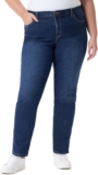Gloria Vanderbilt Women’s Amanda Classic High Rise Tapered Jean Plus Size