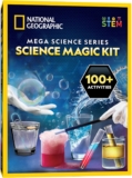 NATIONAL GEOGRAPHIC Science Magic Kit – Science Kit for Kids with 100+ Unique Experiments and Magic Tricks, Chemistry Set and STEM Project, A Great Gift for Boys and Girls (Amazon Exclusive)