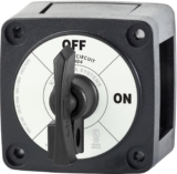 Blue Sea Systems 6004200 m-Series Battery Switch ON/OFF Locking, Black
