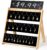 Necklace Display for Vendors, Foldable Jewelry Display Stand for Selling 66 Necklaces, 3-Tier Wood Jewelry Holder Storage Organizer with Black Velvet for Craft Shows & Boutique