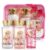 Portable Bath and Body Care Travel Set for Women & Girls, Rose 3PCS Set – Shower Gel, Body Lotion, Body Mist, Personal Body Care Gift Set for Birthday Mother’s Valentine’s Day Gifts for Her