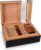 Hotel Collection Cigar Humidor – Elegant Wooden Storage Box with Adjustable Divider & Removable Tray, Luxury Home Bar Accent