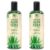 Amazing Aloe Vera Gel – Freshly Cut, 100% Pure Aloe, Premium Quality, Vegan, Unscented – Natural Sunburn Relief, After Shave, Skin, Face & Hair Care (two 8oz bottles) 16oz