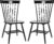 SAFAVIEH Parker Spindle Windsor Set of 2 Dining Chair, 17, Black