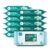 MED PRIDE 600 Count 8 X12 in Premoistened Disposable Wet Washcloths for Adults with Aloe & Lanolin Personal Cleansing Skincare Makeup Removal Travel