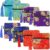 PINOWU 8pcs Silk Brocade Jewelry Bags with Zipper (11.5×11.5cm), Jewellery Silk Purse Pouch Gift Bags for Women Coins Traveling Jewelry Rolls Wedding Birthday Party Favors