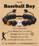 Football Baseball Basketball Soccer Bracelet Gifts for Teen Boys Player Son Grandson Nephew Team Friends Brother, Graduation Birthday Christmas Gifts for Teenage Boys
