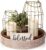 Rustic Farmhouse Lantern Decor – Stylish Decorative Lanterns for Your Living Room, Fireplace Mantle or Kitchen Dining Table – Modern Upscale Beauty for Your Entire Home