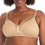 Playtex Women’s 18 Hour Wireless Bra, Silky Smoothing Bra, Full-Coverage T-Shirt Bra, Single or 2-Pack