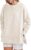 ANRABESS Womens Oversized Sweatshirt Crewneck Long Sleeve Tunic Pollover Shirt Side Zipper Hoodie Sweater 2024 Winter Clothes