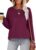 Aokosor Womens Cropped Sweatshirt Crewneck Long Sleeve Shirts Trendy 2024 Fall Tops Casual Loose Irregular Hem