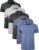 TELALEO 4/5 Pack Mens Polo Shirts Quick Dry Short Sleeve Golf T Shirt Performance Moisture Wicking Casual Workout